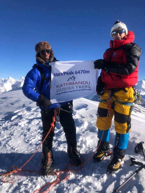 Mera peak 6476m et col de l'Amphu laptsa 5835m